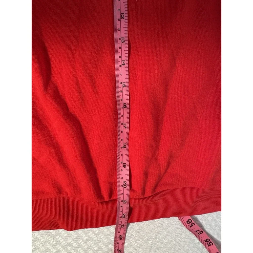Hello Kitty Red Christmas Sweatshirt‎ MERRY & BRIGHT - Girls Size Large NWT